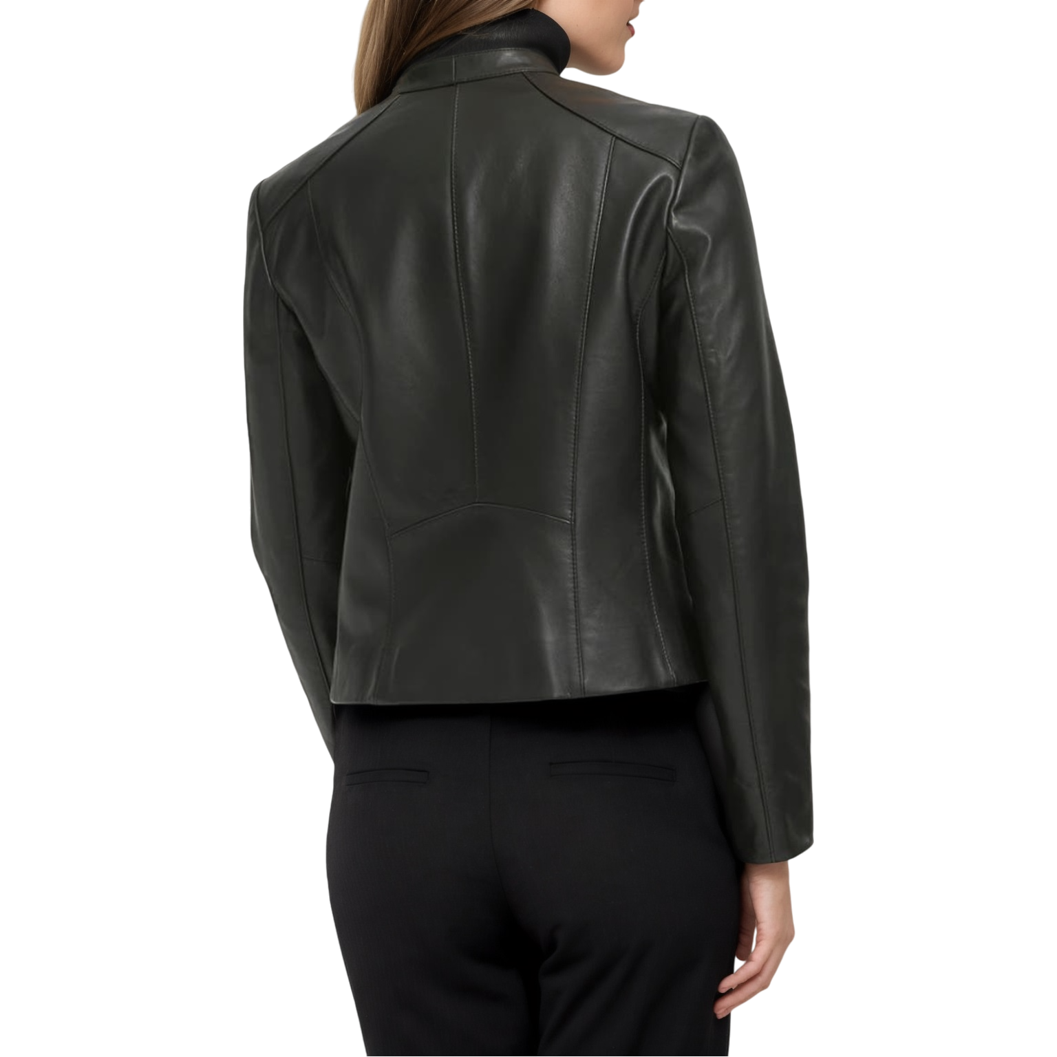 Cole Haan Women's Asymmetric Leather Jacket