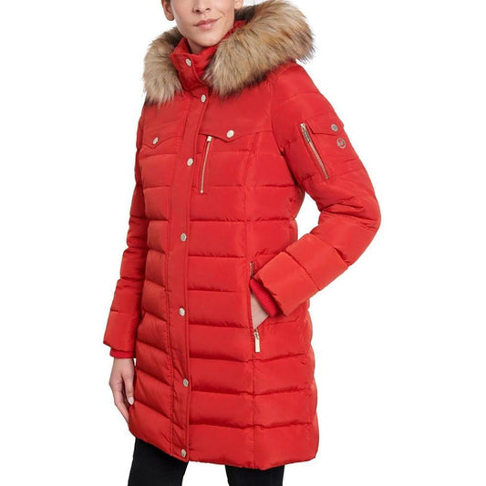 MICHAEL Michael Kors Women's Down Winter Coat with Zip Out Hood - Zooloo Leather
