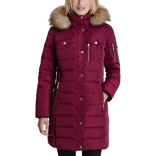 MICHAEL Michael Kors Women's Down Winter Coat with Zip Out Hood - Zooloo Leather