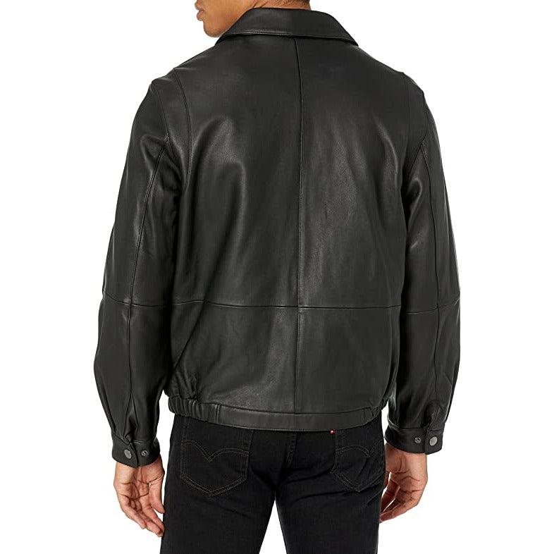 Nautica Men's Leather Bomber Jacket - Zooloo Leather