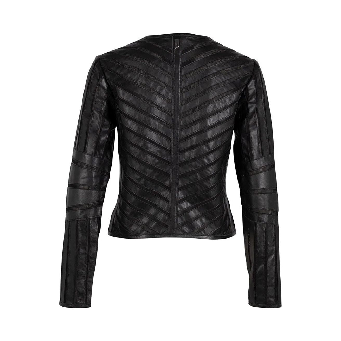 Mauritius Women's Lambskin Mesh Leather Jacket