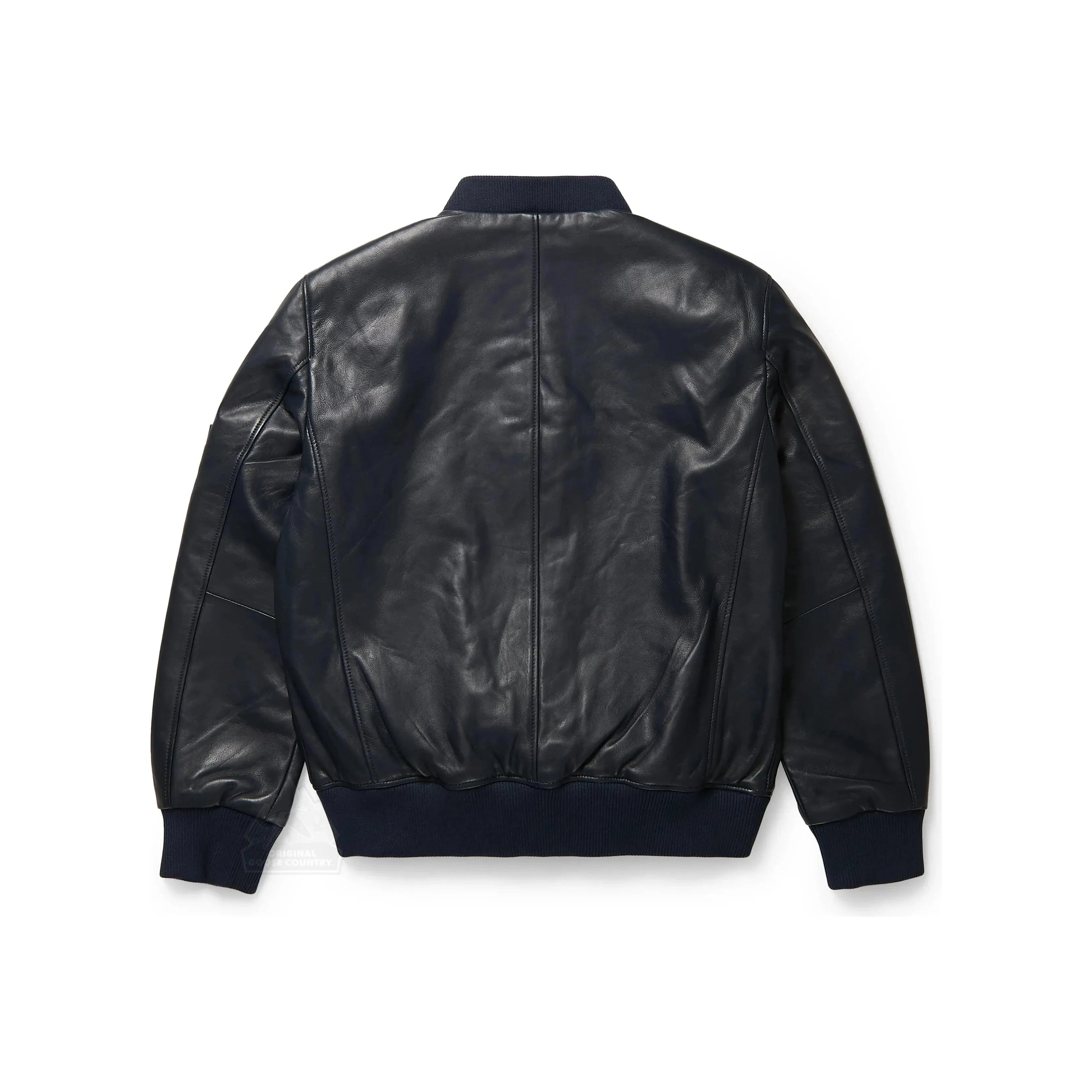 OGC Men's Flight Leather Bomber Jacket - Zooloo Leather