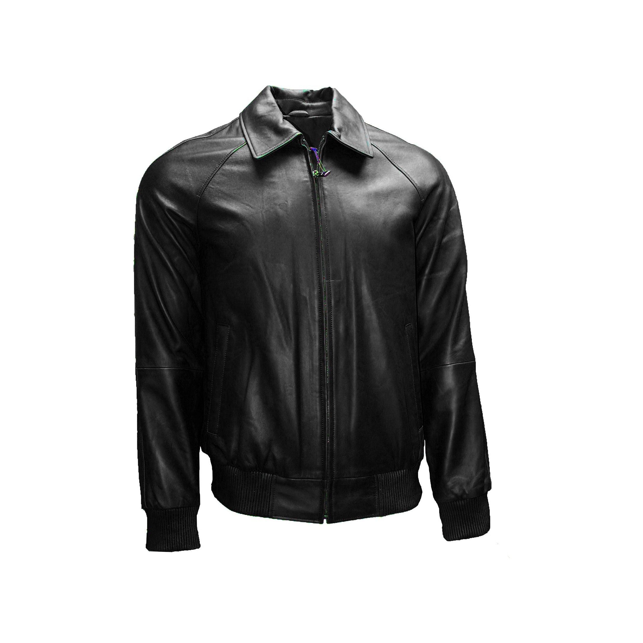 Barya New York Men's Smooth Lightweight Lambskin leather Jacket