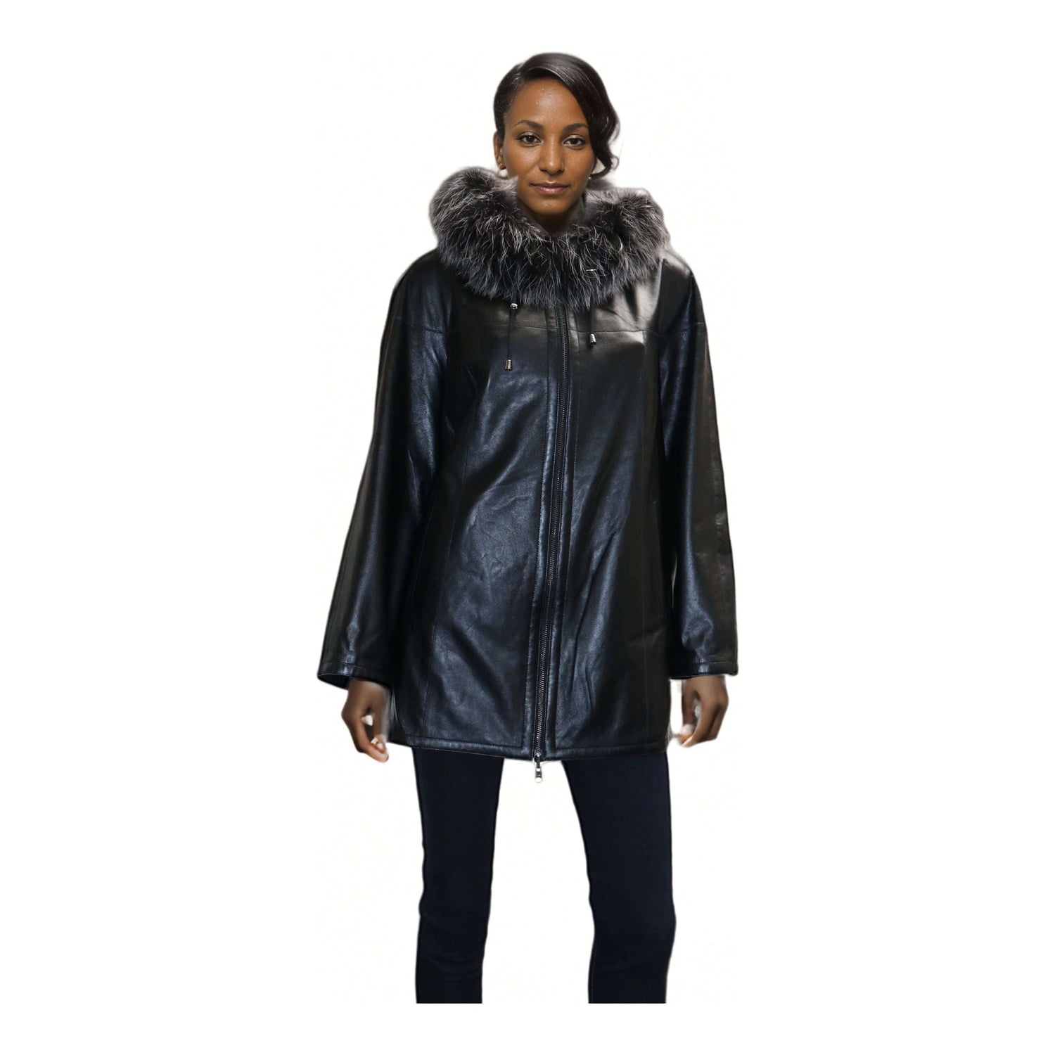 Barya New York Women's Reversible Leather Jacket - Zooloo Leather