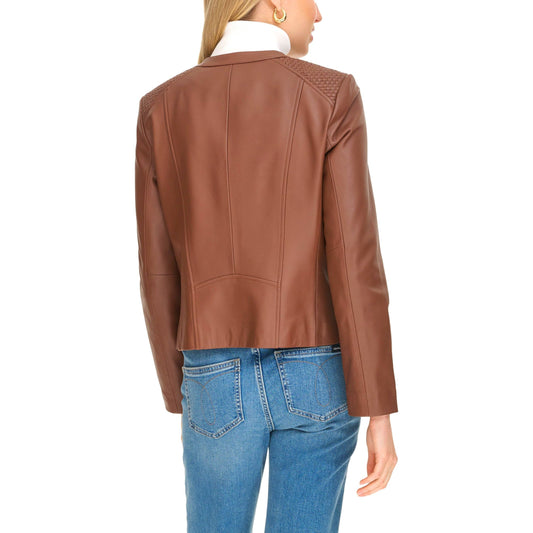 Cole Haan Women's Lambskin Leather Jacket