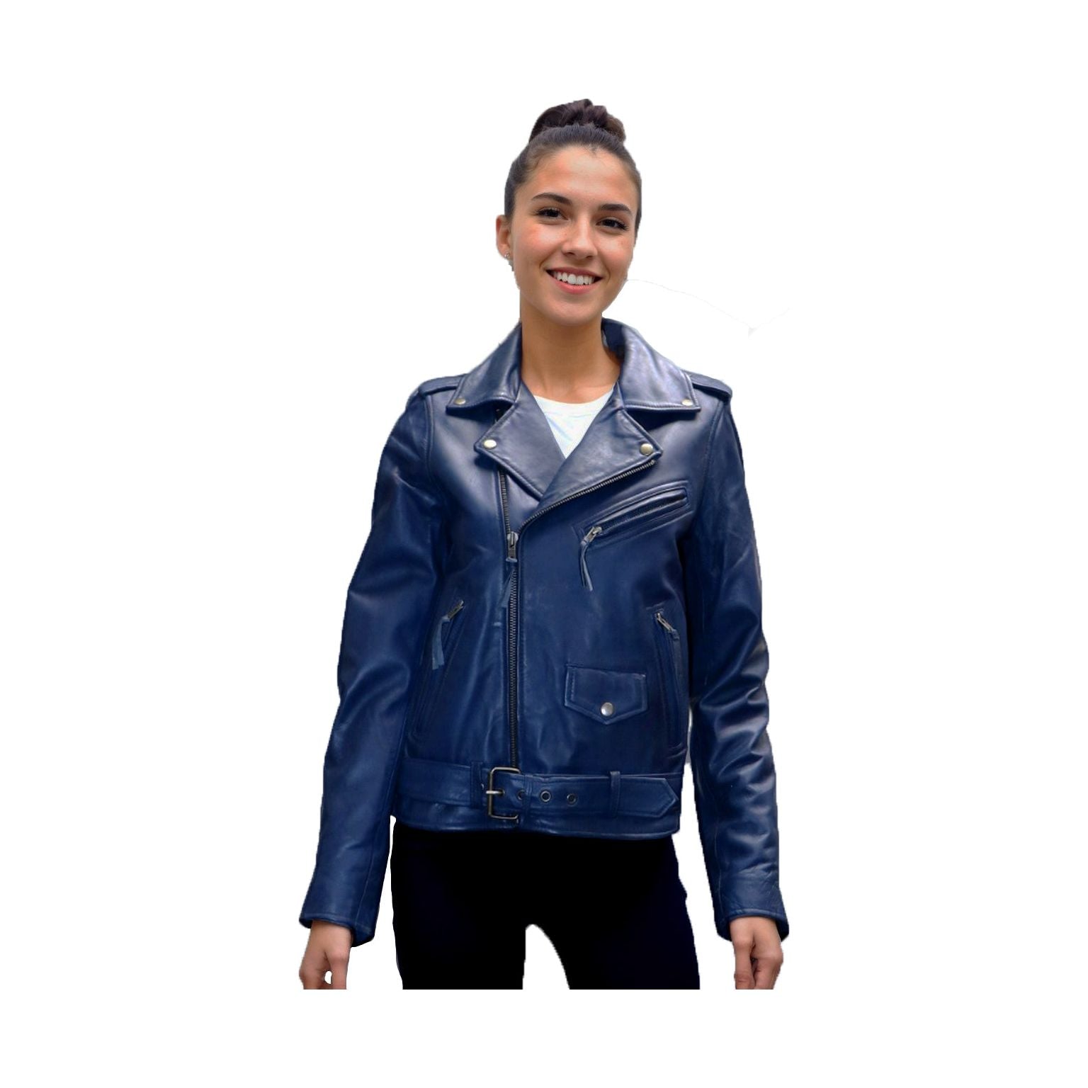 Whet Blu Women's Rockstar Moto Leather Jacket