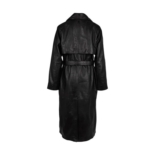 Mauritius Genuine Leather Trench Coat For Men and Women