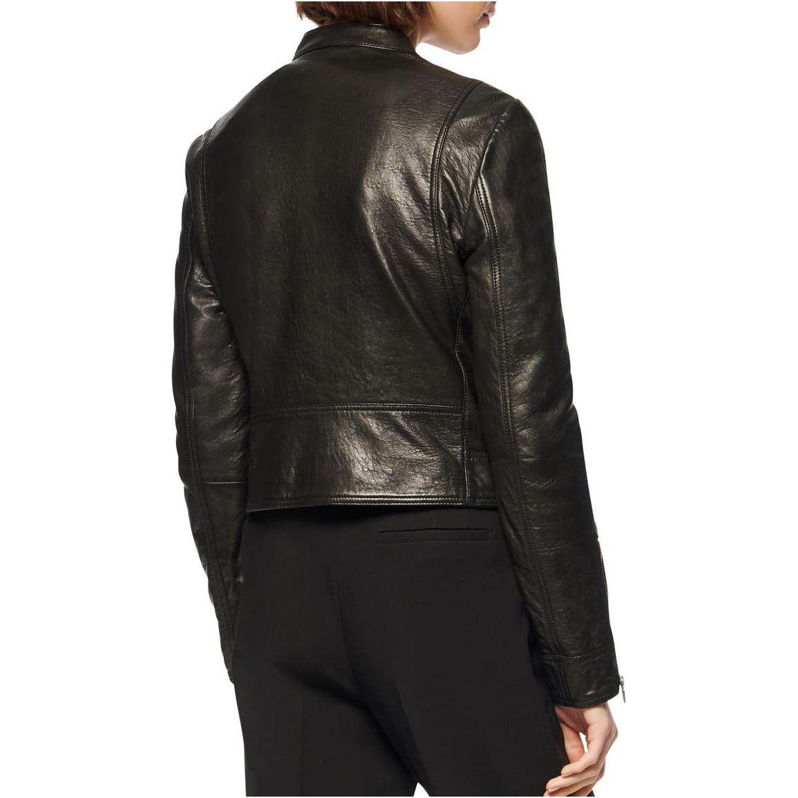 Andrew Marc Ramsey Moto Leather Jacket - Zooloo Leather