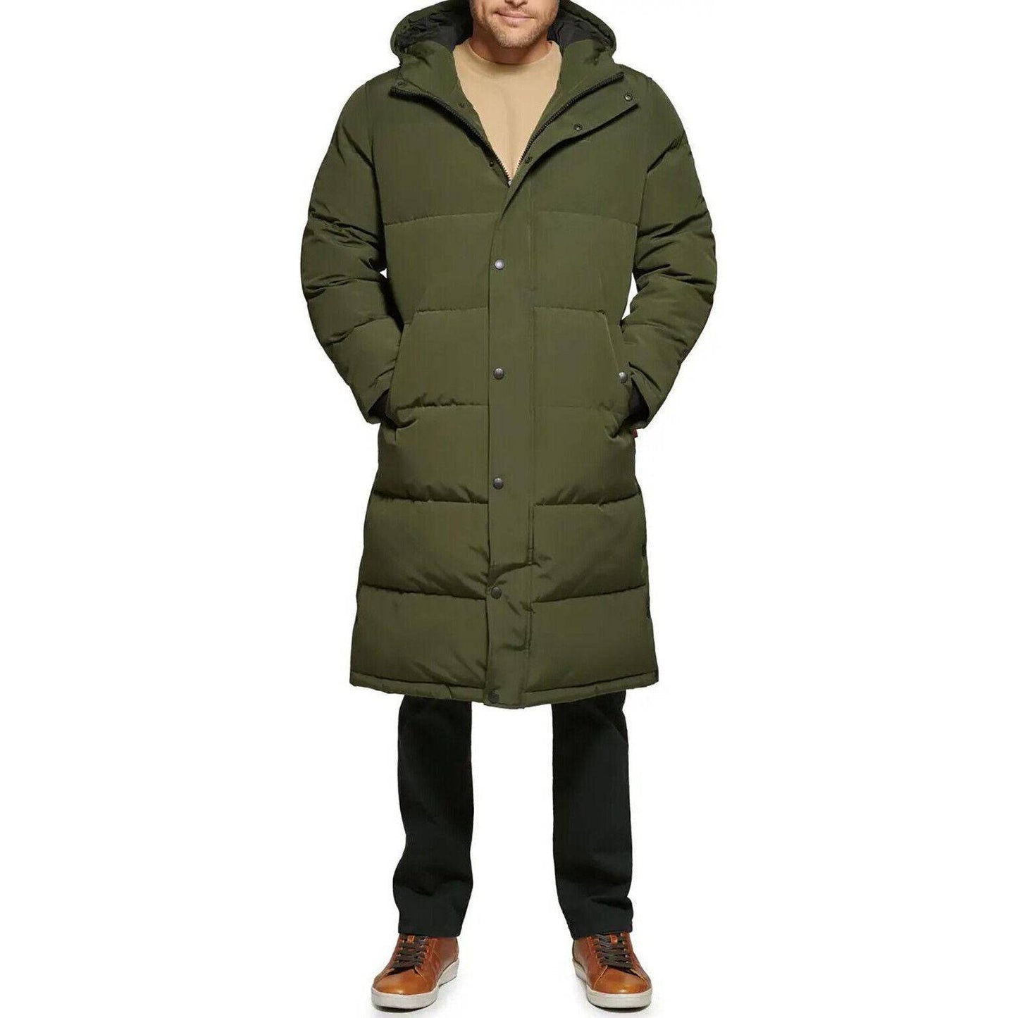 Levi's Men's Puffer Long Winter Coat - Zooloo Leather