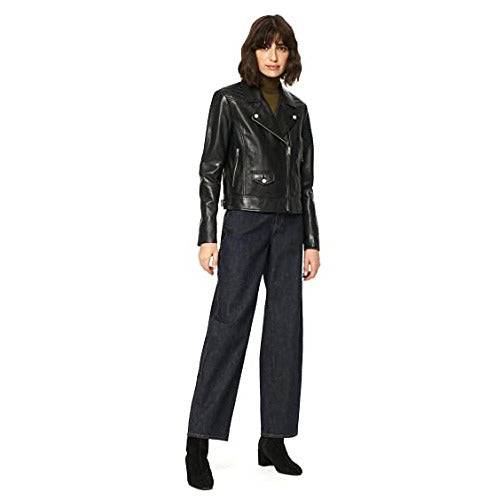 Marc New York Women's NYSA Motorcycle Leather Jacket - Zooloo Leather