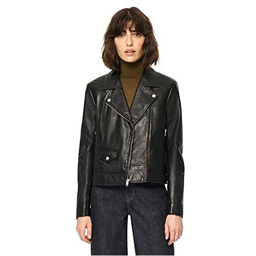 Marc New York Women's NYSA Motorcycle Leather Jacket - Zooloo Leather