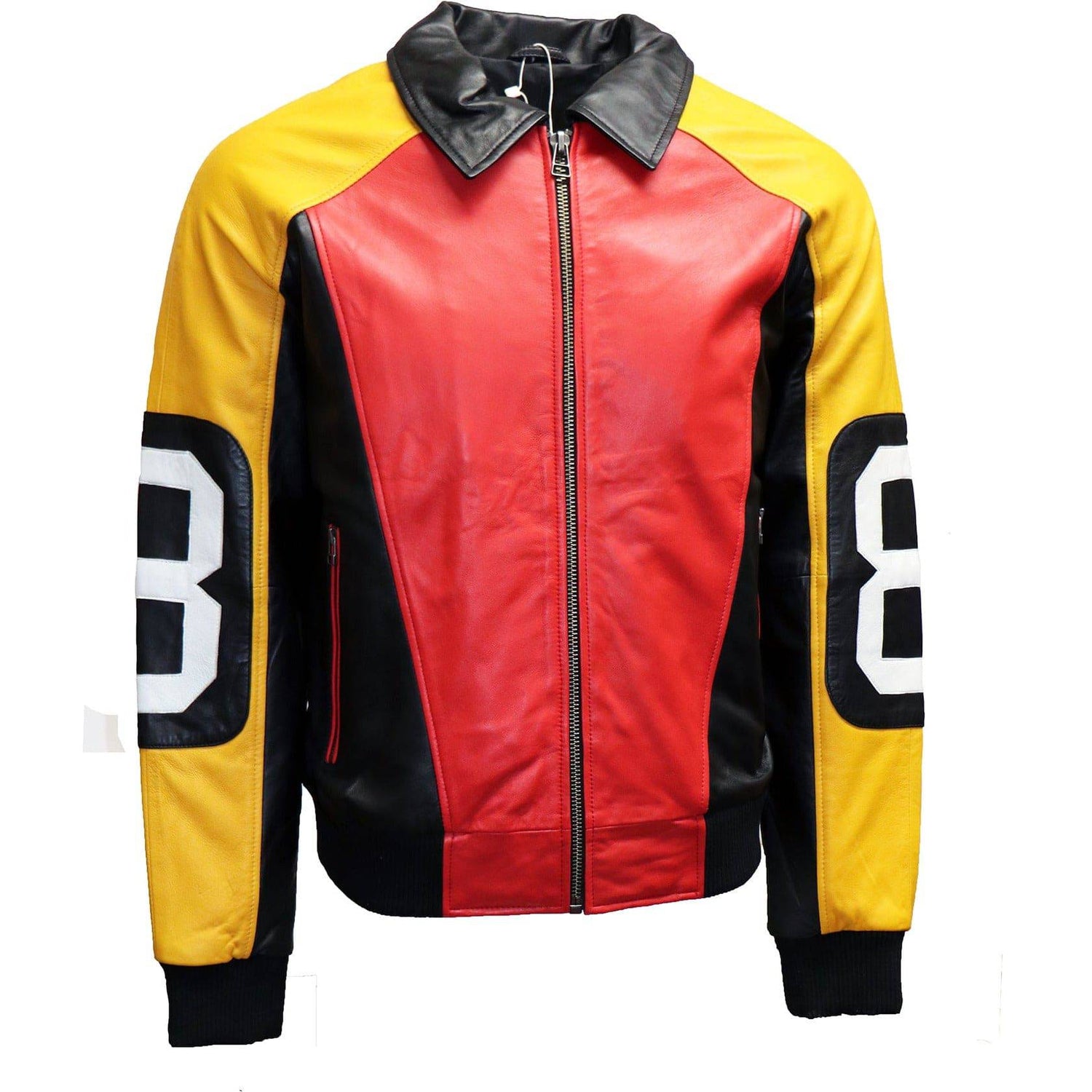 Tanners Avenue Red Leather Bomber Jacket - Women