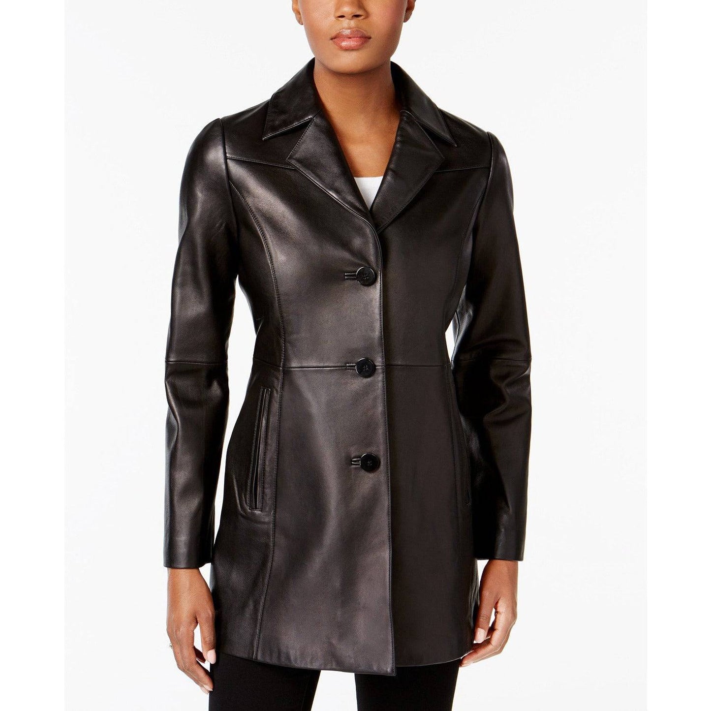 Anne klein plus size leather jacket Clearance