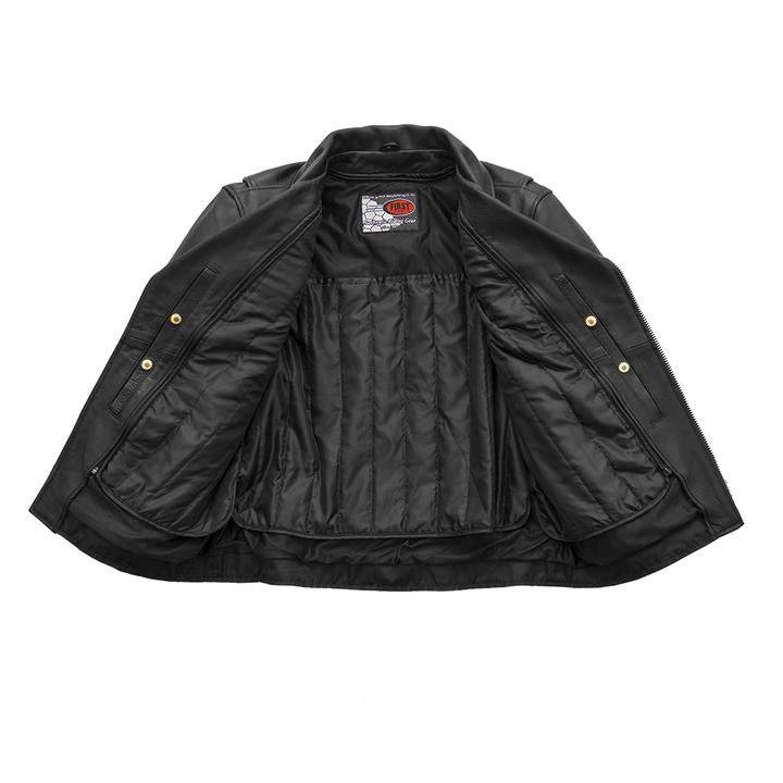 First Mfg Men's Fillmore Motorcycle Leather Jacket - Zooloo Leather
