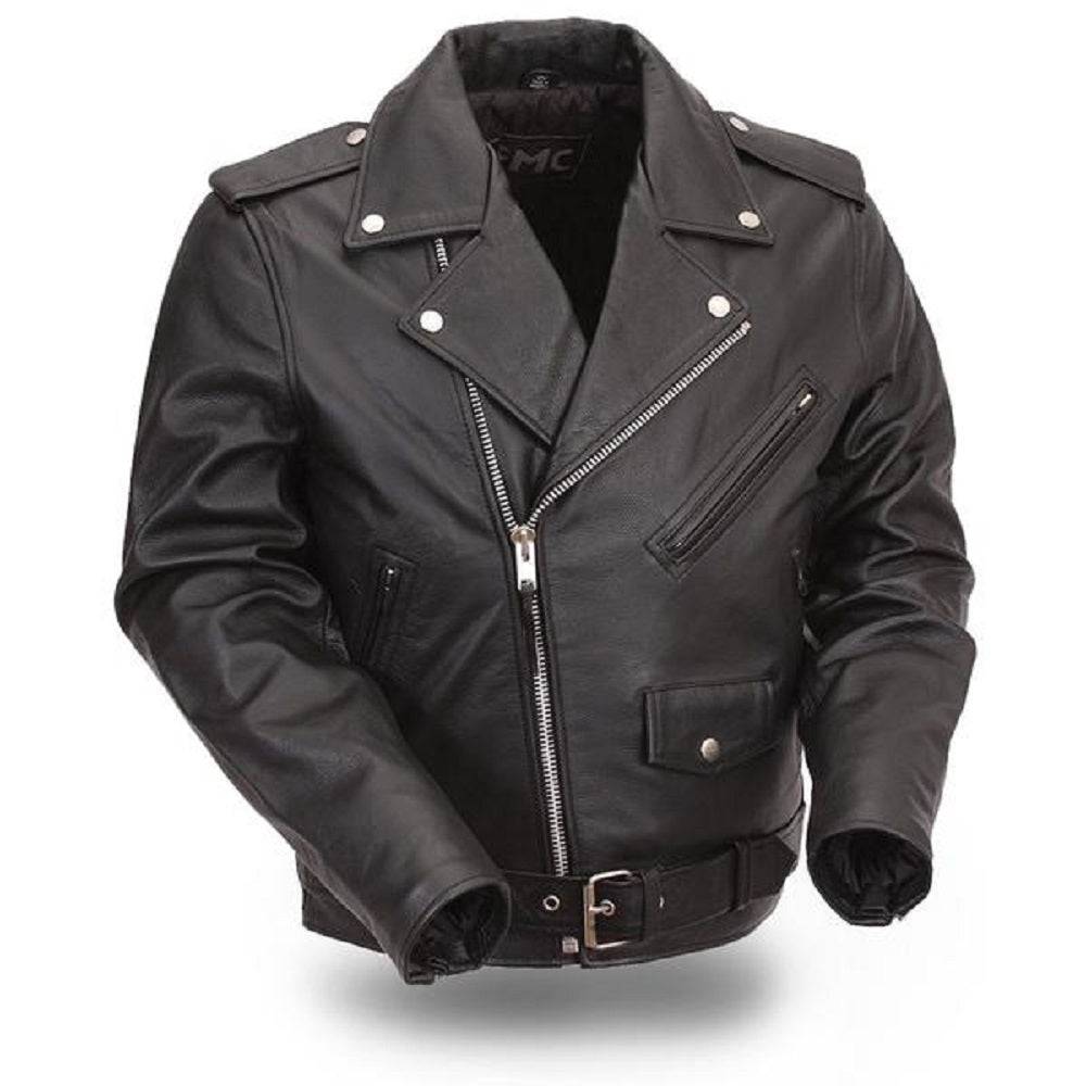 FMC Men's Superstar Moto Leather Jacket - Zooloo Leather