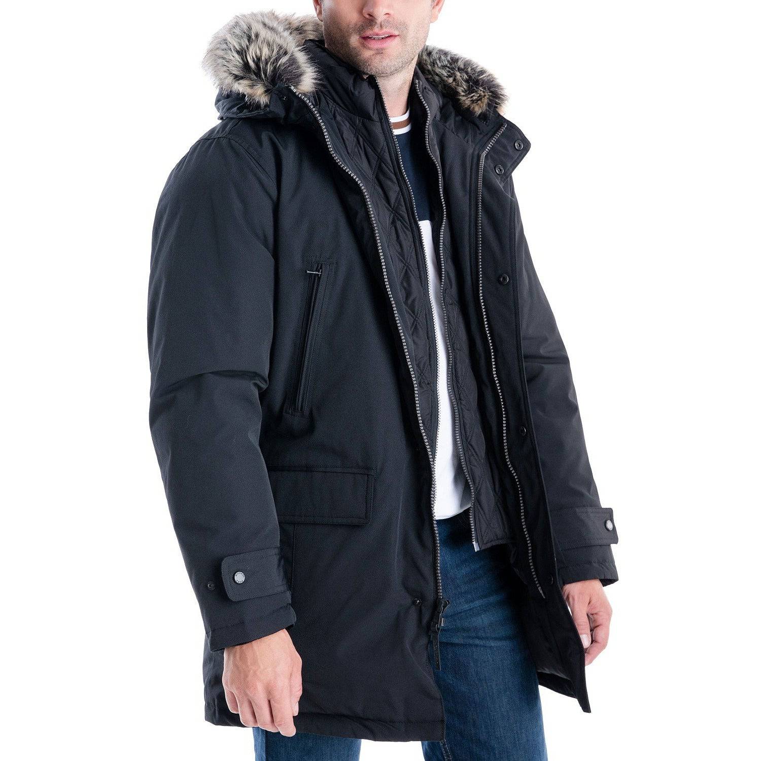 Michael Kors Men's Snorkel Parka Coat - Zooloo Leather