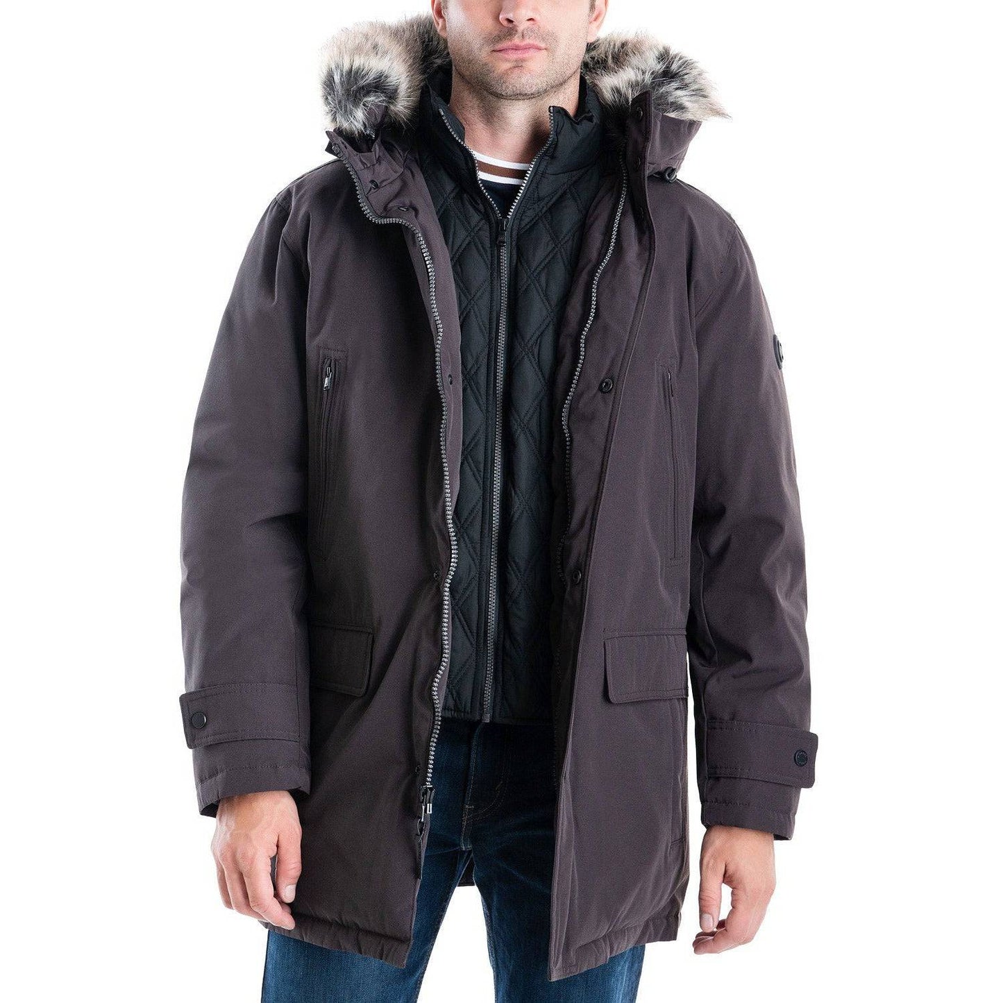 Michael Kors Men's Snorkel Parka Coat - Zooloo Leather