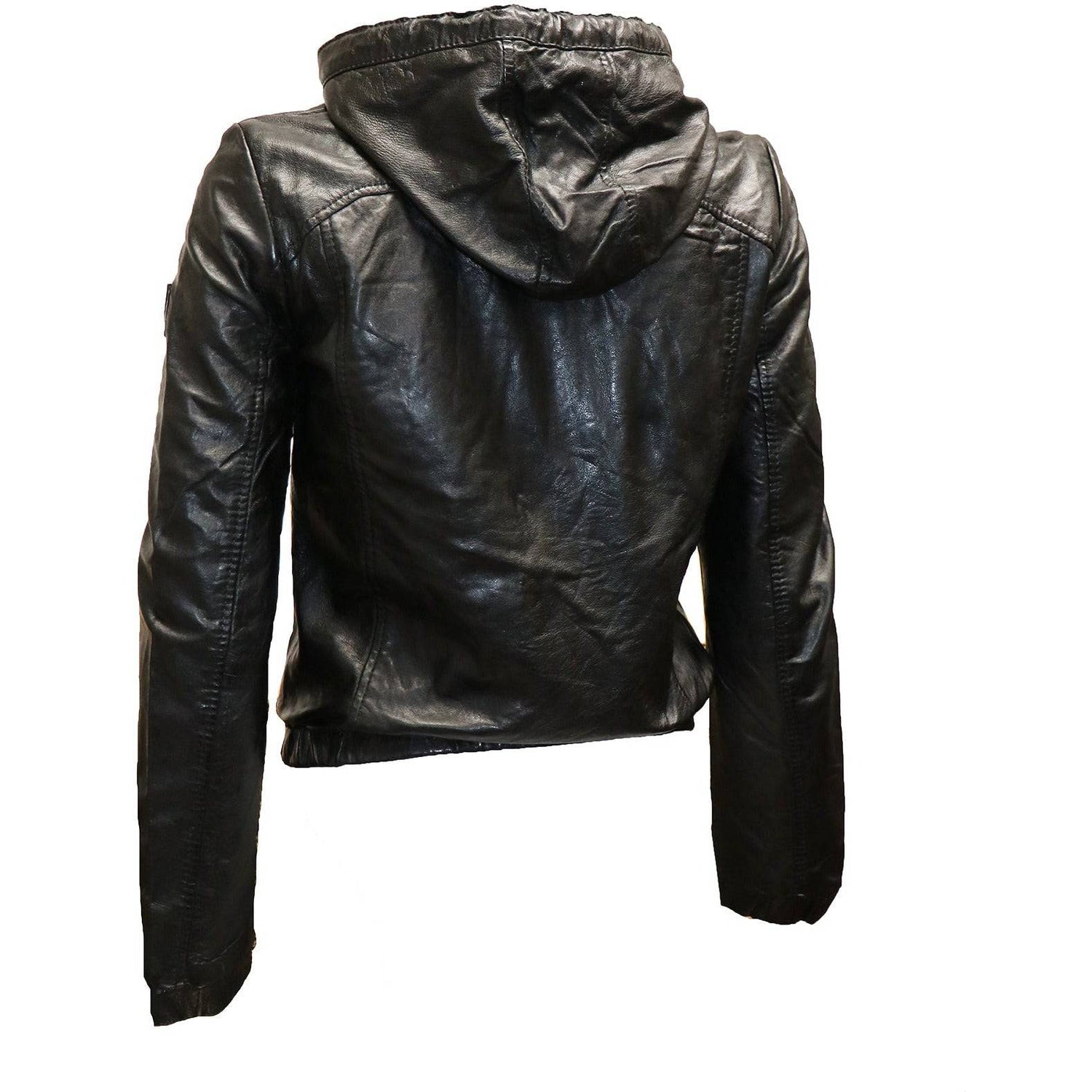Mauritius Women's Leather Bomber Jacket with Hood - Zooloo Leather