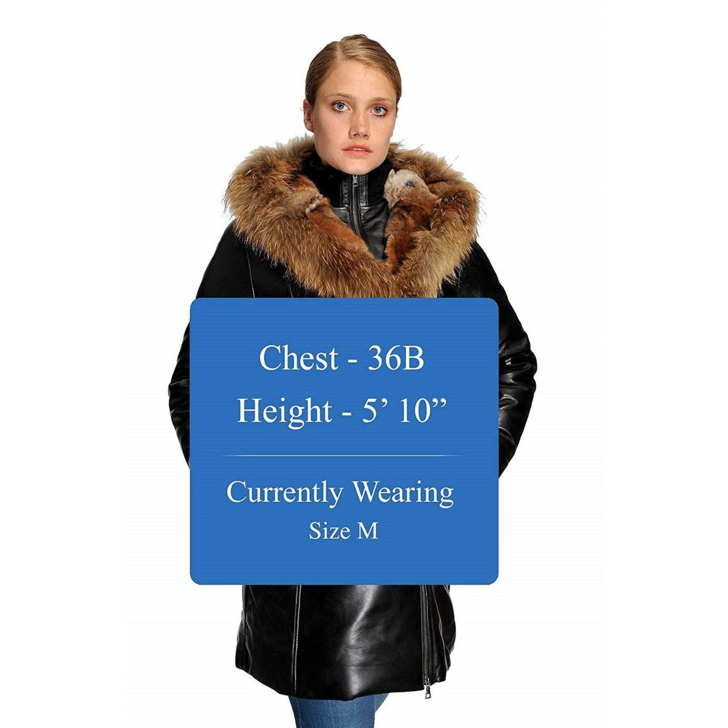 Original Goose Women's Down Parka Leather Coat - Zooloo Leather