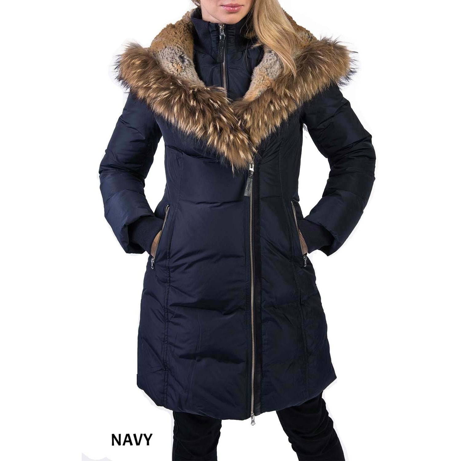 TOWMY BY SNOWIMAGE Down Coat with Real Fur - Zooloo Leather