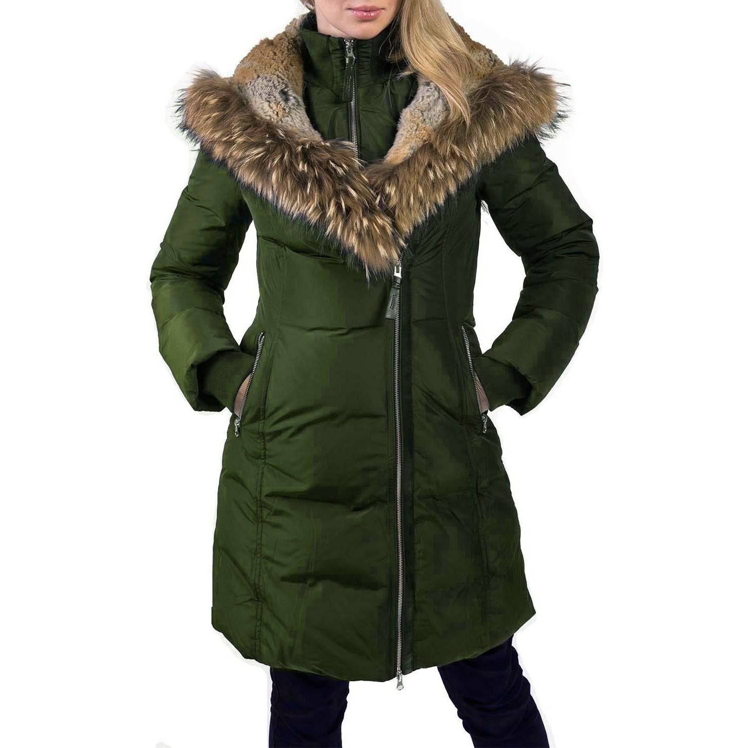 TOWMY BY SNOWIMAGE Down Coat with Real Fur – Zooloo Leather