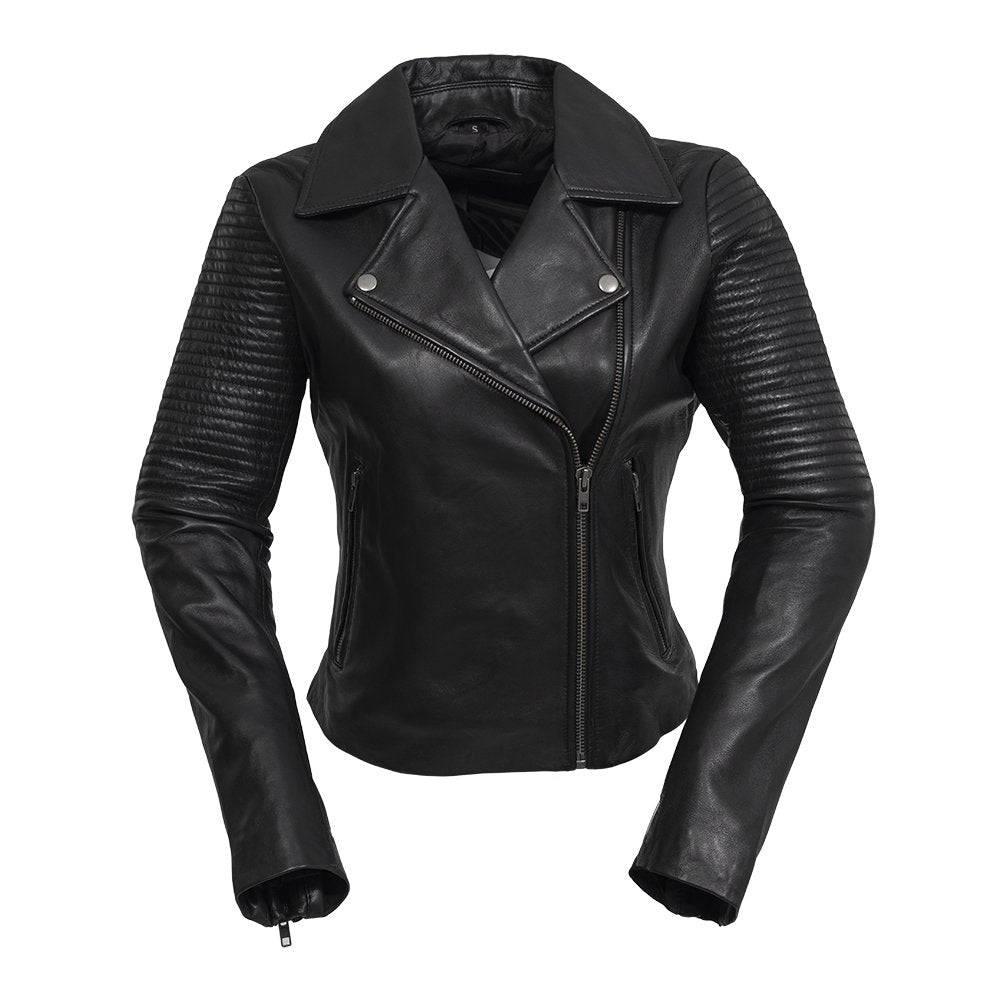 Whet Blu Women's Moto Leather Jacket - Zooloo Leather
