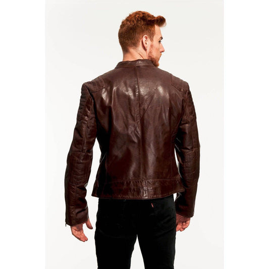 Whet Blu Men's Motorcycle Leather Jacket