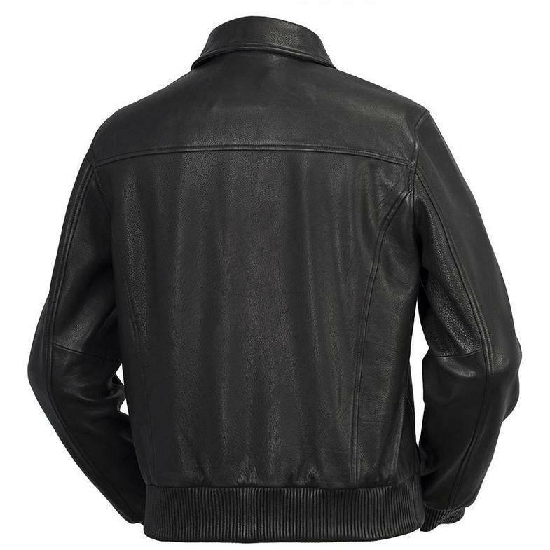 Whet Blu Men's Cowhide Leather Bomber Jacket - Zooloo Leather