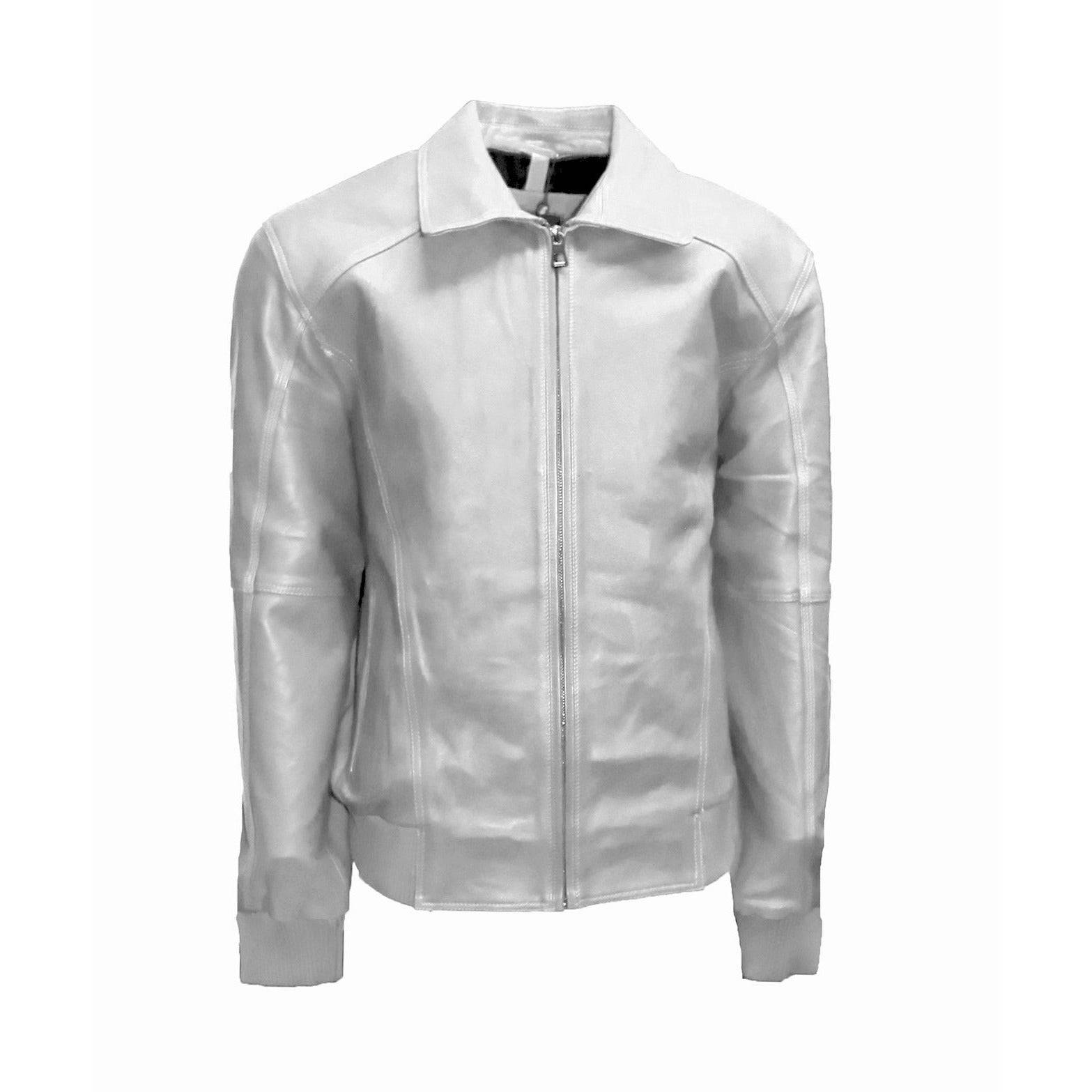 BARYA NEW YORK Men's Leather Bomber Jacket - Zooloo Leather