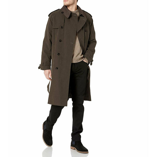 London Fog Men's Iconic Trench Coat - Zooloo Leather