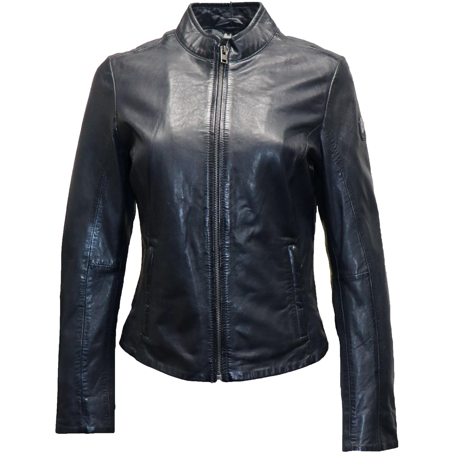 Mauritius Women's Chessy Scuba Leather Jacket - Zooloo Leather