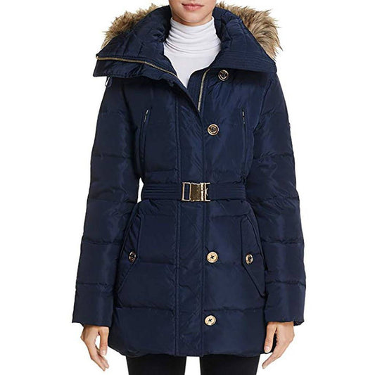 Michael Kors Women's Down Coat with Zip-Out Hood - Zooloo Leather