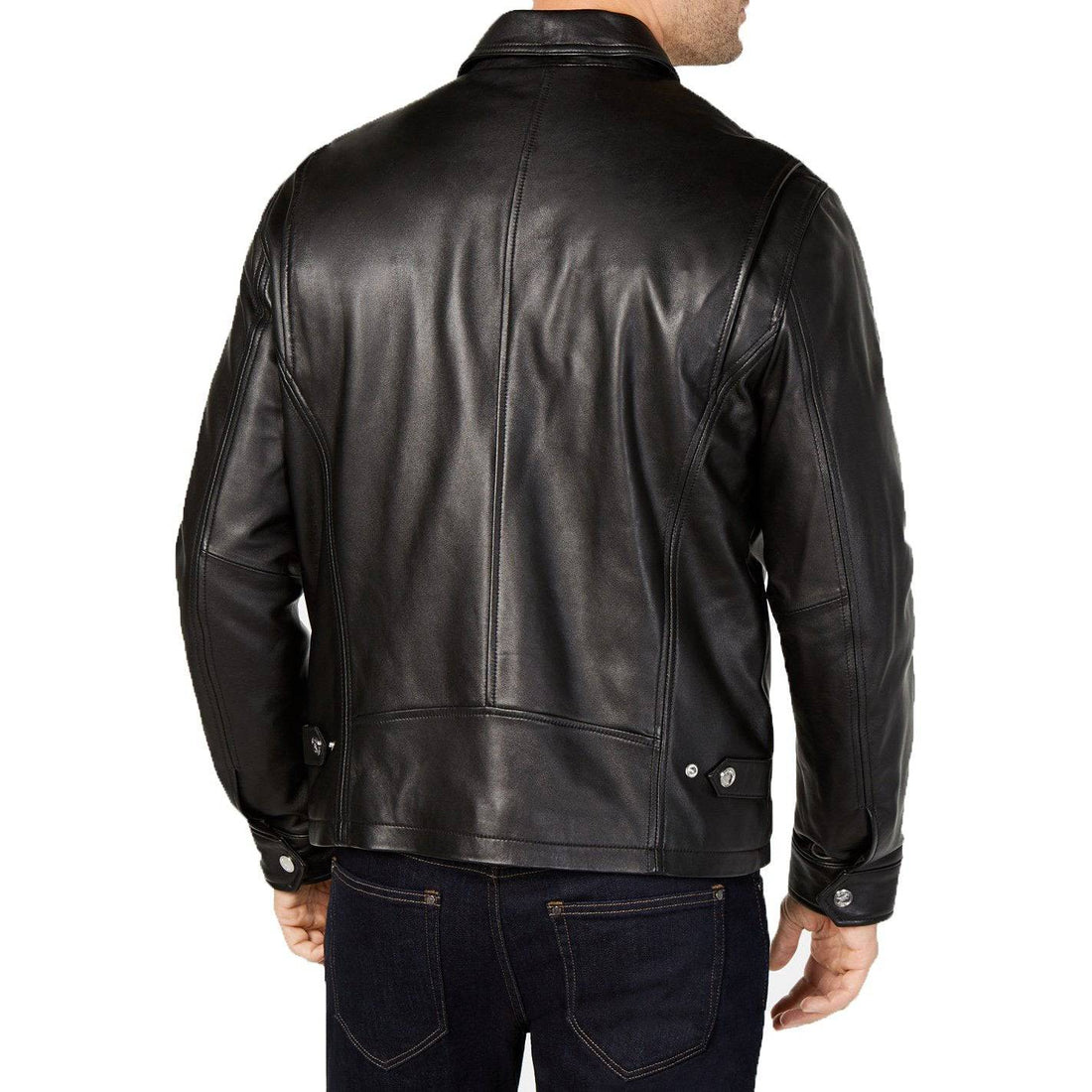 Michael Kors Men's Zip Front Leather Jacket – Zooloo Leather